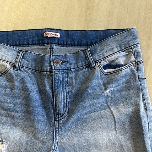 Juicy Couture Women’s Jeans, rhinestone accents, size 14 - Picture 3 of 7
